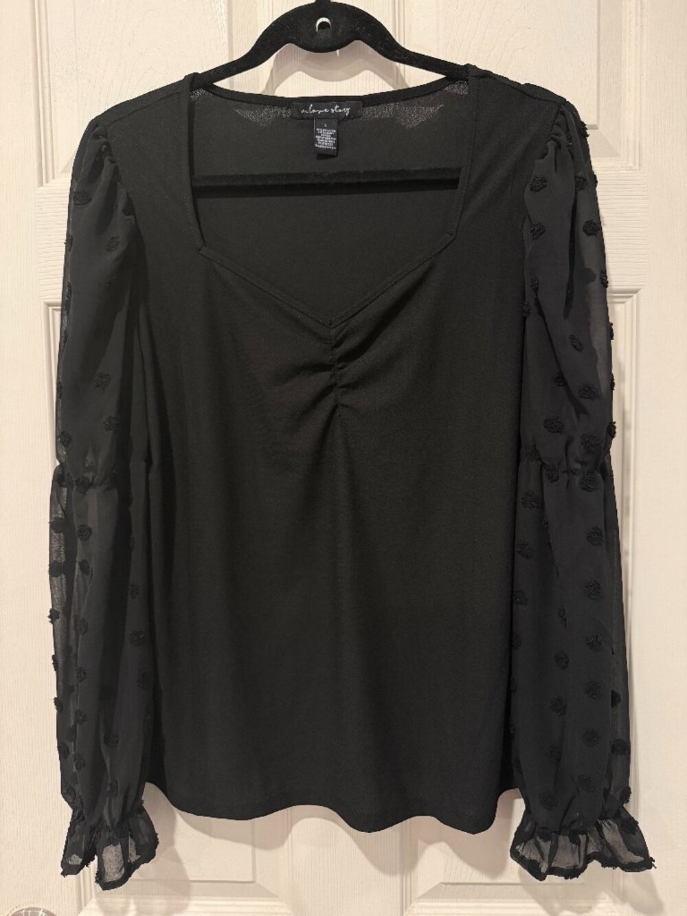 A Love Story black blouse